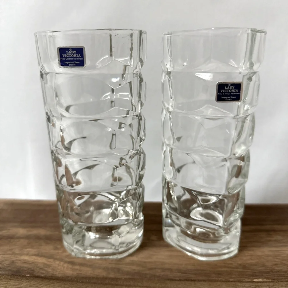 LADY VICTORIA‎ FINE CRYSTAL STEMWARE BUD VASE FRANCE Flower Chantelle Pattern